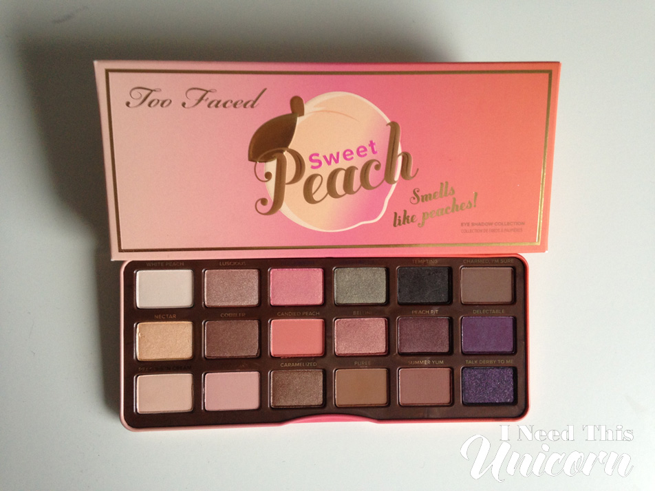 Too Faced Sweet Peach Palette | I Need This Unicorn