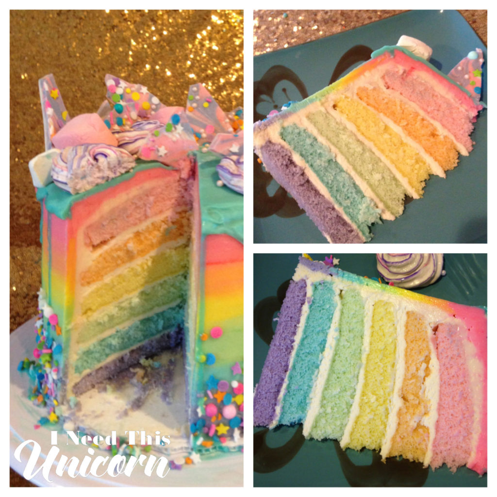 Rainbow Cake Experience | I Need This Unicorn