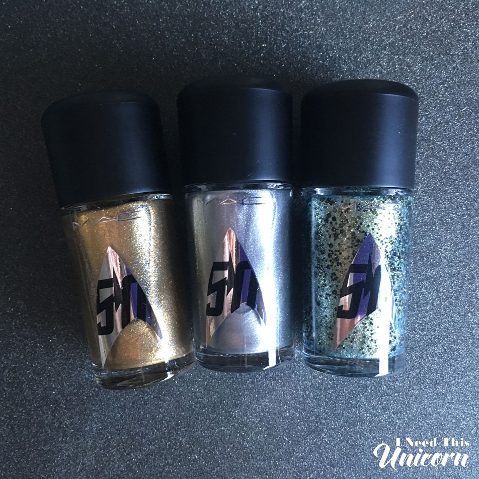 MAC Star Trek Nail Lacquers in Holladeck, Enterprise, and Skin of Evil | I Need This Unicorn