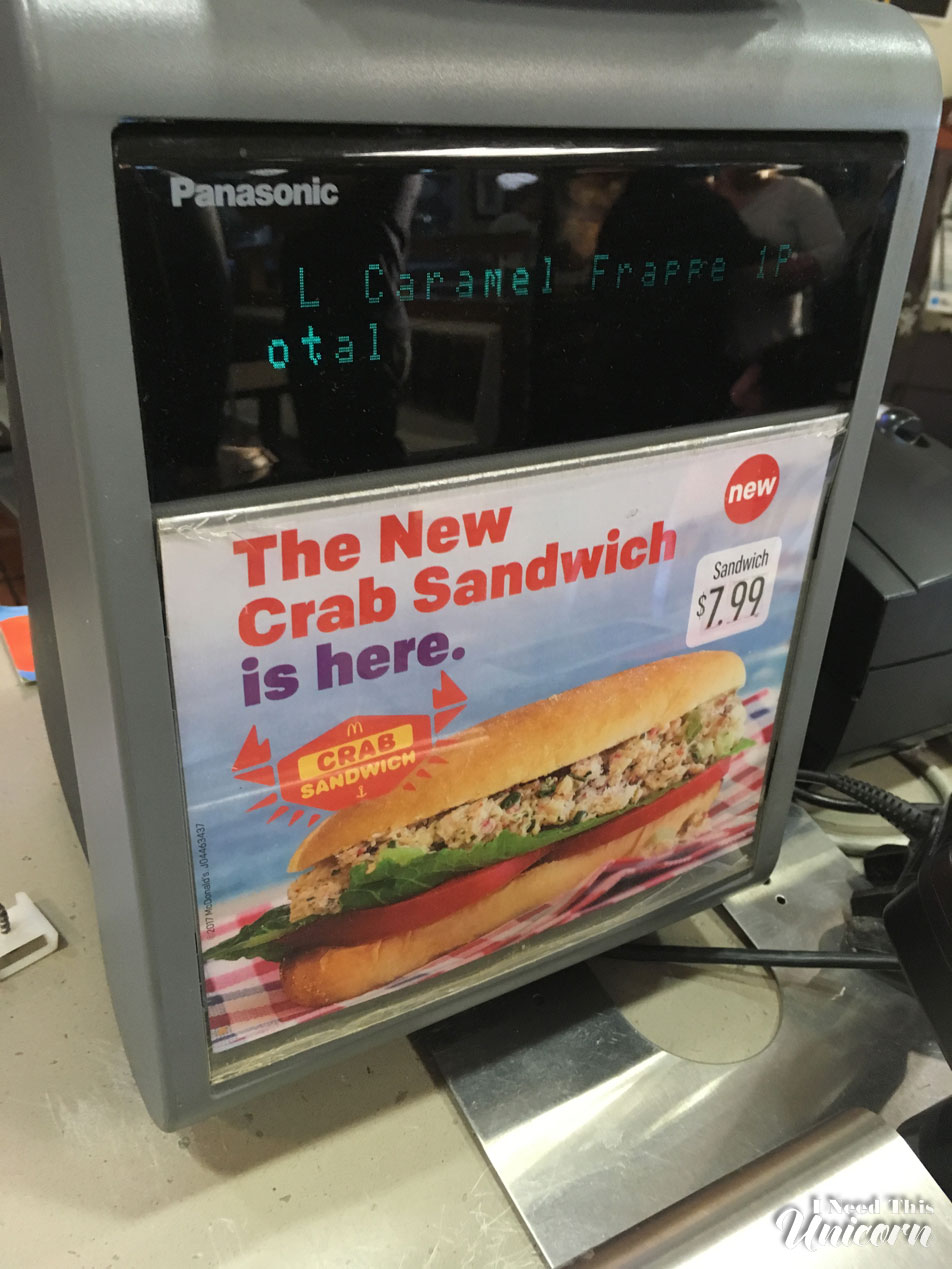 McDonald's Crab Sandwich | I Need This Unicorn