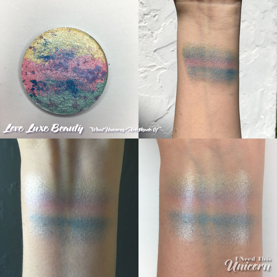 Rainbow Highlighter Extravaganza! Love Luxe Beauty | I Need This Unicorn