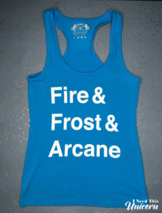 Mage Helvetica & Turquoise Tank Top