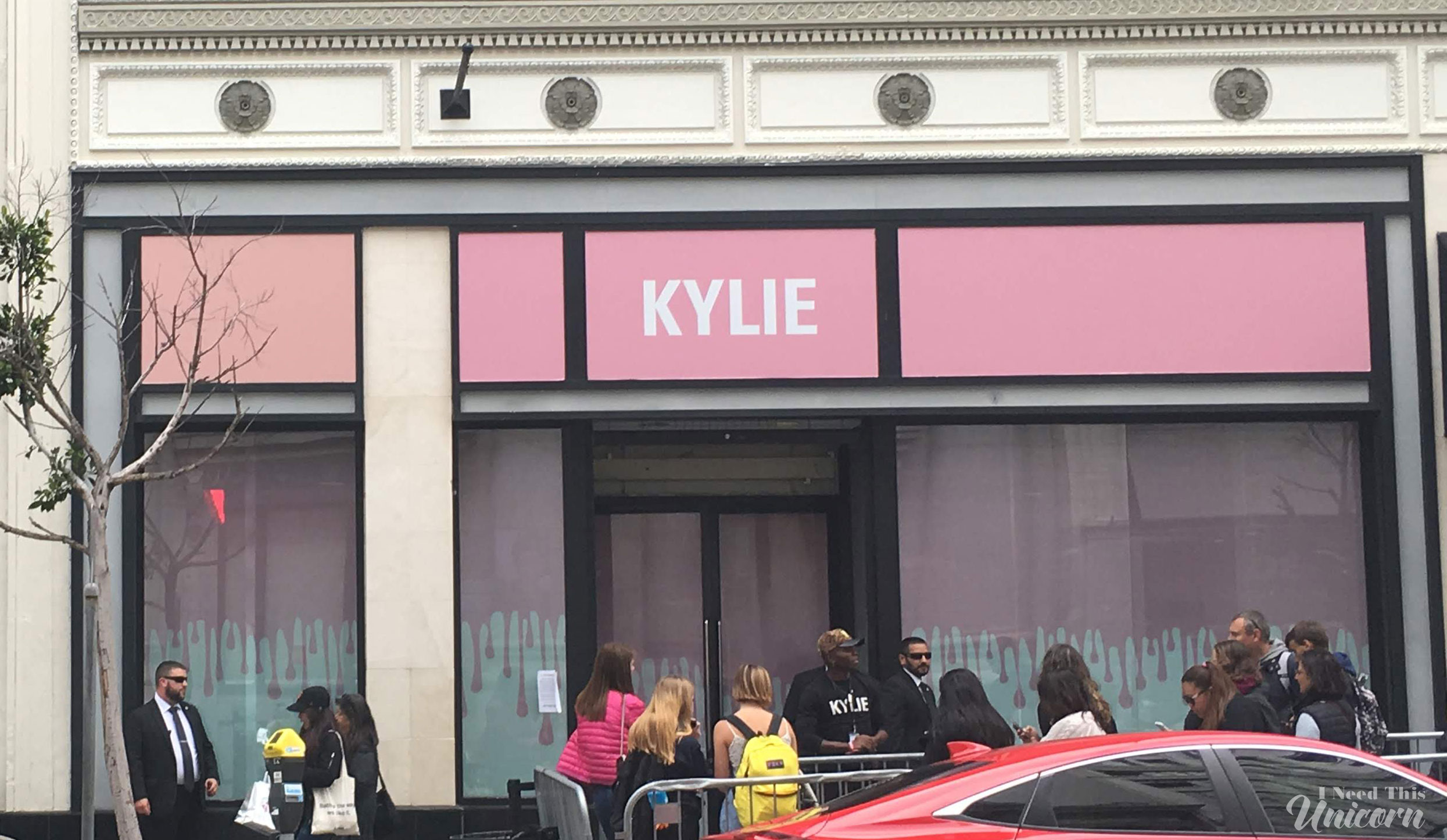 Kylie Pop Up SF Storefront