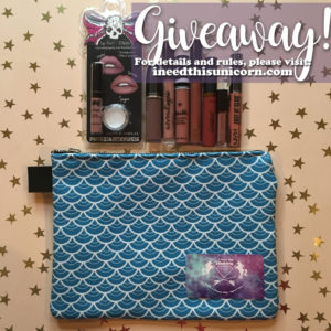 Lipstick Bundle and Mermaid Makeup Bag Giveaway