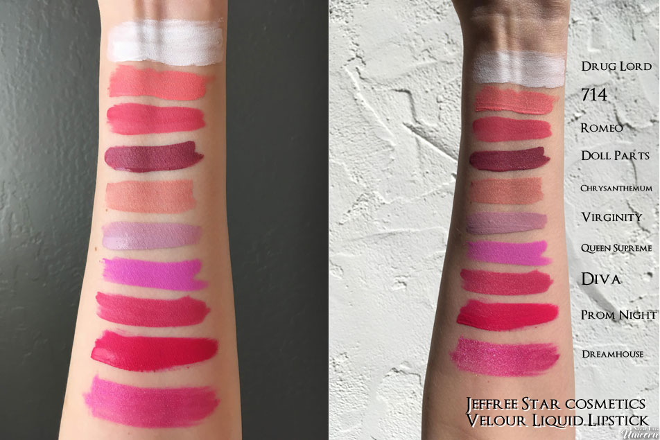 Jeffree Star Cosmetics Velour Liquid Lipsticks