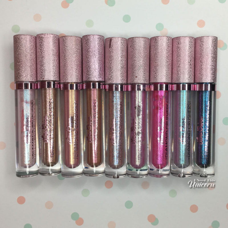 Lime Crime Diamond Crushers Swatches | I Need This Unicorn