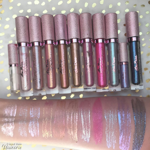 Lime Crime Diamond Crushers Swatches 