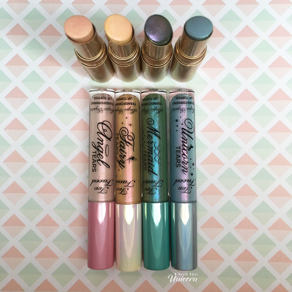 Too Faced Life's a Festival Collection- Unicorn, Mermaid, Fairy and Angel Tears