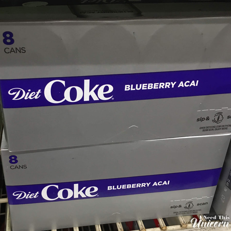 Blueberry Acai Diet Coke | I Need This Unicorn
