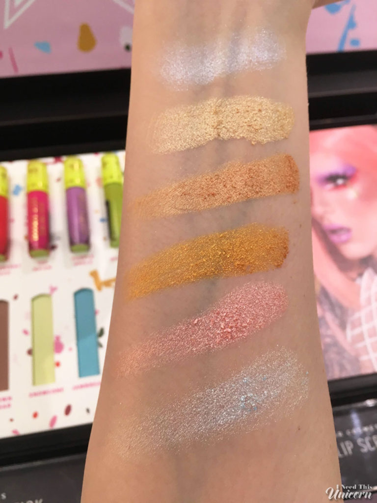 Brain Freeze Highlighter Swatches