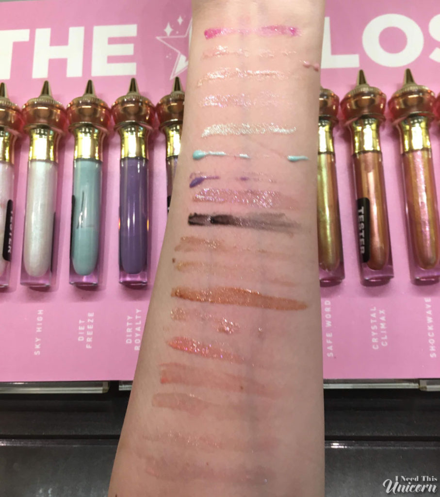 The Gloss Swatches