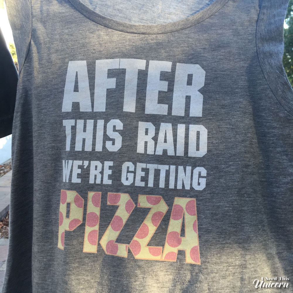 After This Raid We're Getting Pizza
