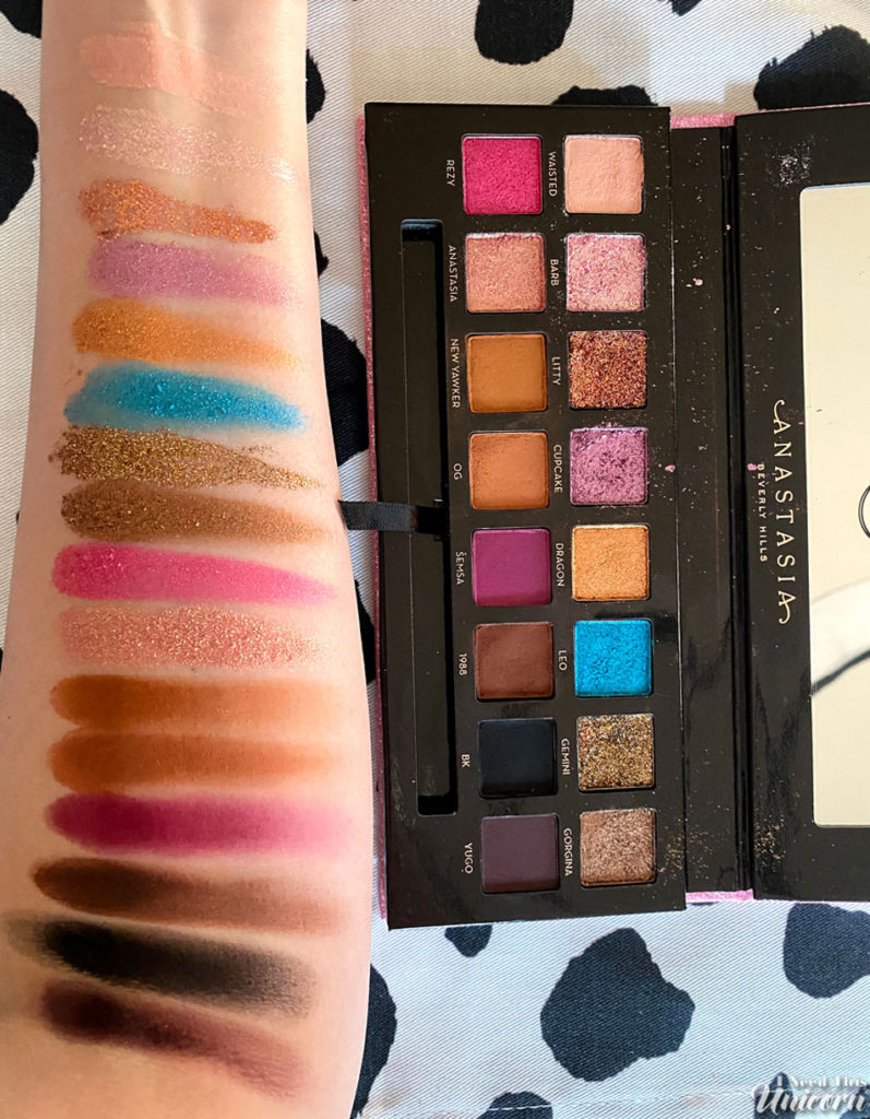 ABH Amrezy Palette Swatches