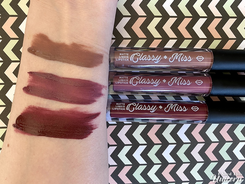 Classy Miss Liquid Lipsticks