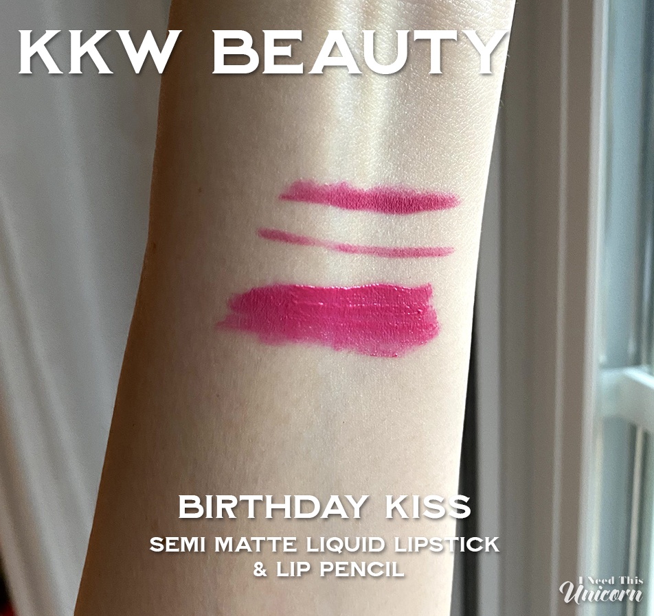 KKW Beauty Birthday Kiss Lip Duo Swatches