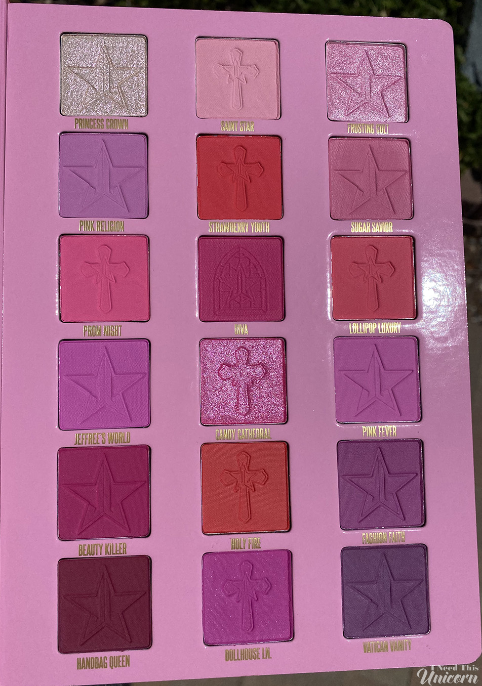 Jeffree Star Cosmetics Pink Religion Eyeshadow Palette