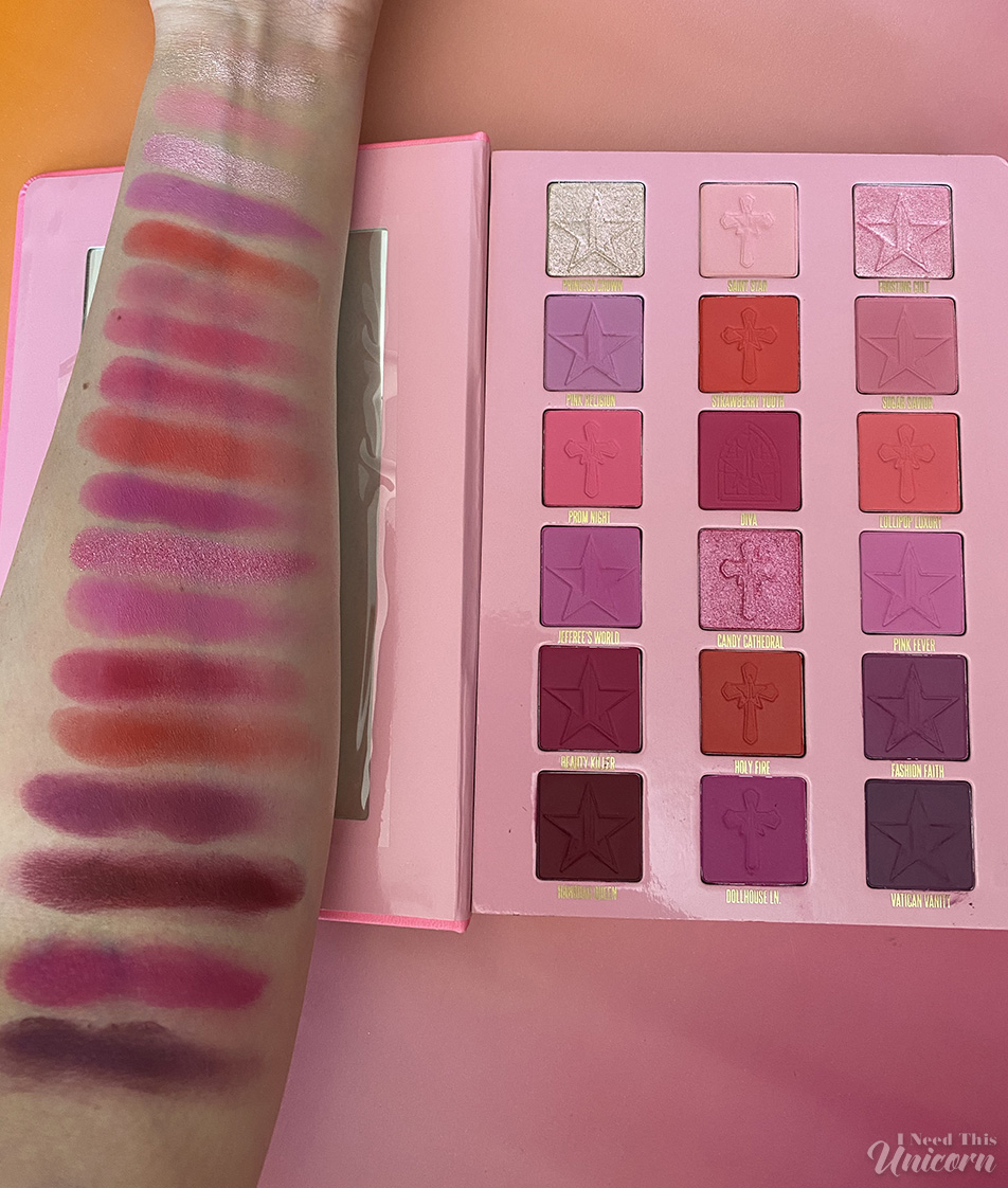 Jeffree Star Cosmetics Pink Religion Eyeshadow Palette