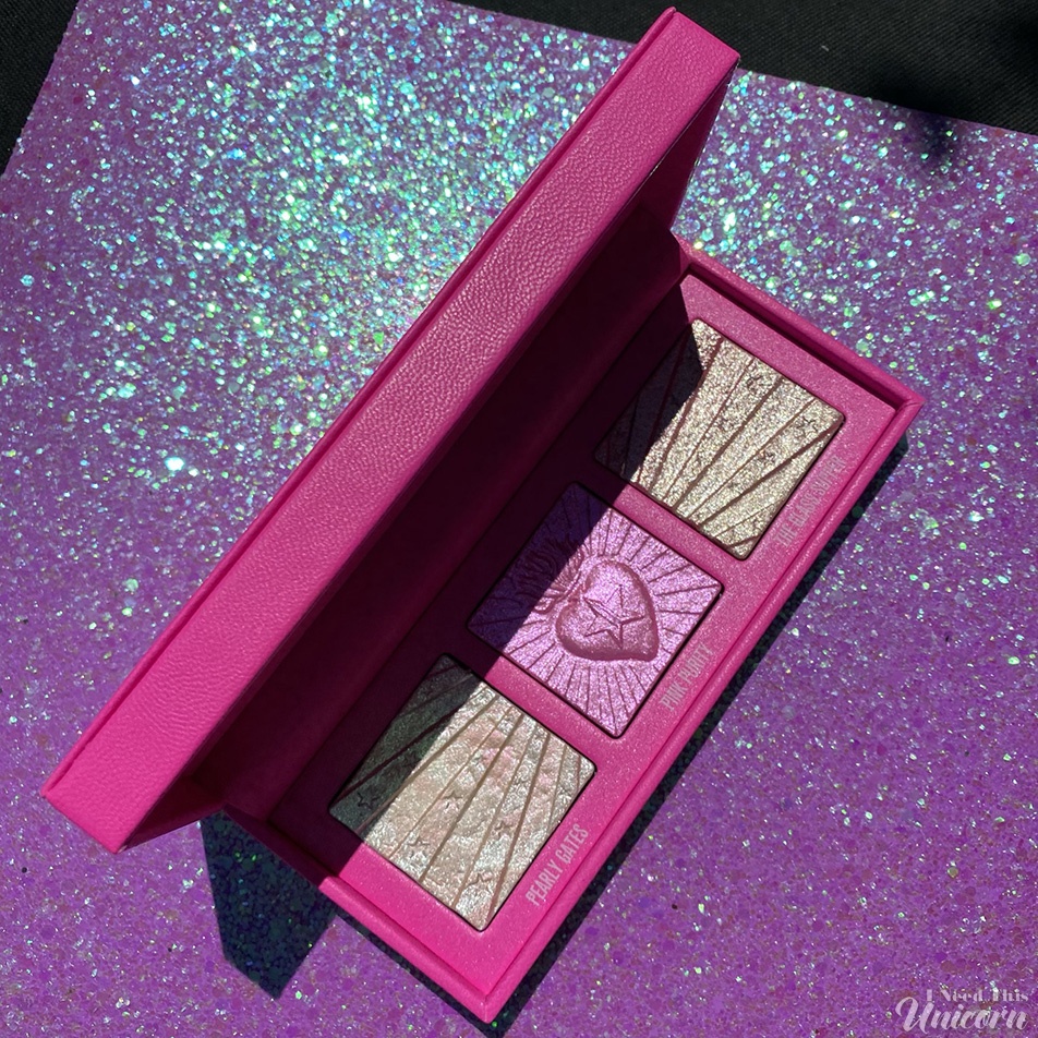 Jeffree Star Cosmetics Pink Religion Sacred Glass Highlighter Palette