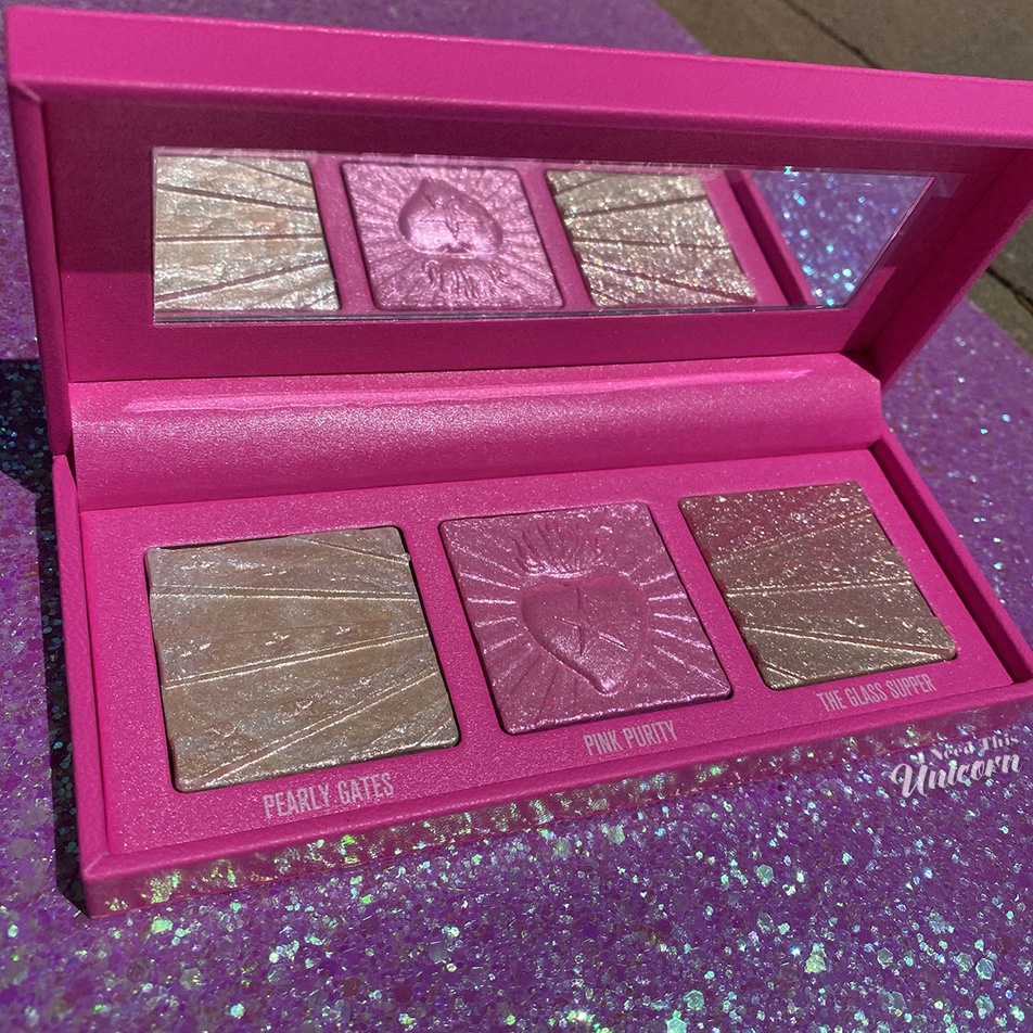 Jeffree Star Cosmetics Pink Religion Sacred Glass Highlighter Palette