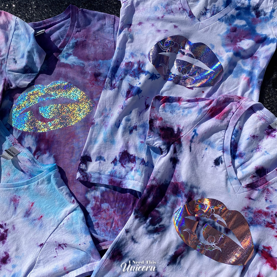 Celestial Lips Tie Dyed tees