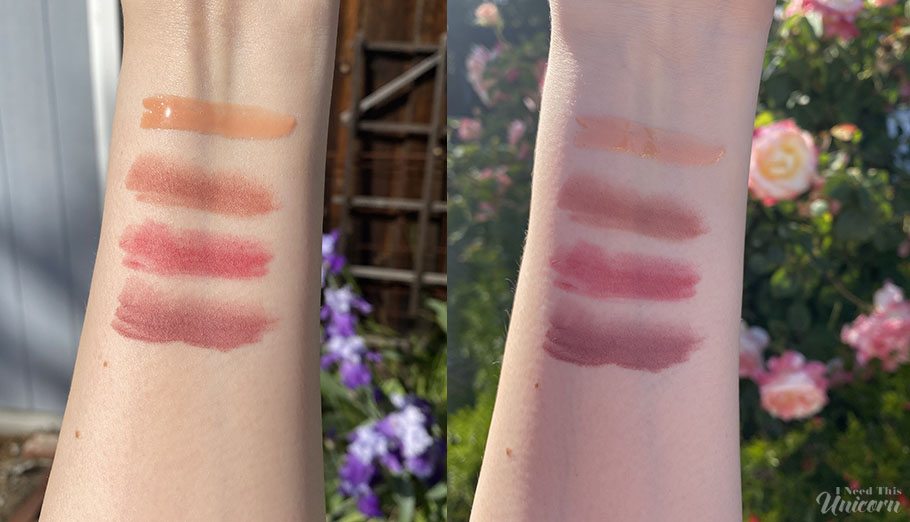 Kylie Cosmetics Kendall Collection Lip Gloss and Crayon Swatches