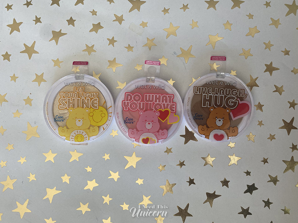 Wet N Wild Care Bears Highlighter, Blush and Bronzer