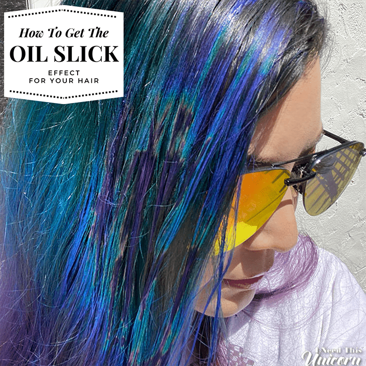 How To The Get Oil Slick Effect