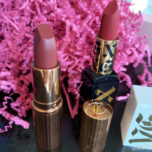 Charlotte Tilbury and GXVE lipsticks