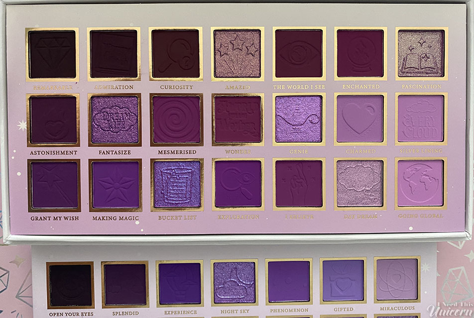 A World Full Of Wonder purple palette