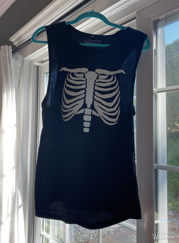 Glow-In-The-Dark Ribcage Tops for Spooky Season! | I Need This Unicorn