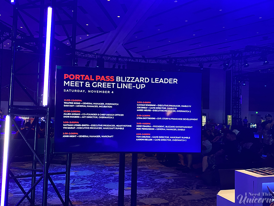 Portal Pass Blizzard Leader Meet N Greet Lineup