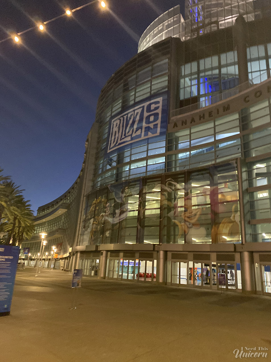 Anaheim Convention Center at night