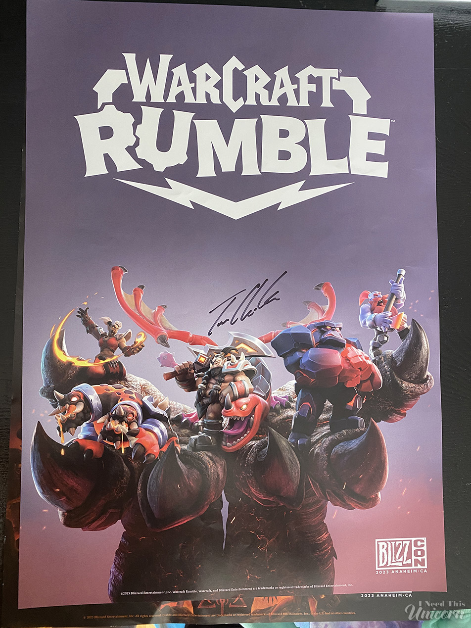 Blizzcon 2023 Dev Signature Warcraft Rumble