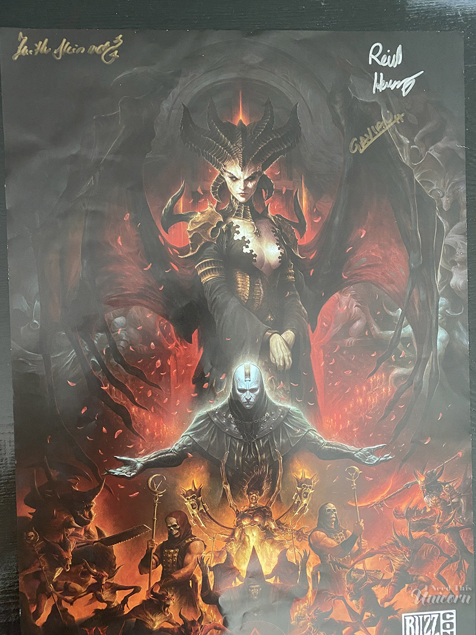 Blizzcon 2023 Dev Signatures Diablo IV