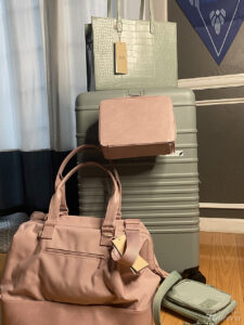 Beis Luggage and Bag Review Slate and Atlas Pink