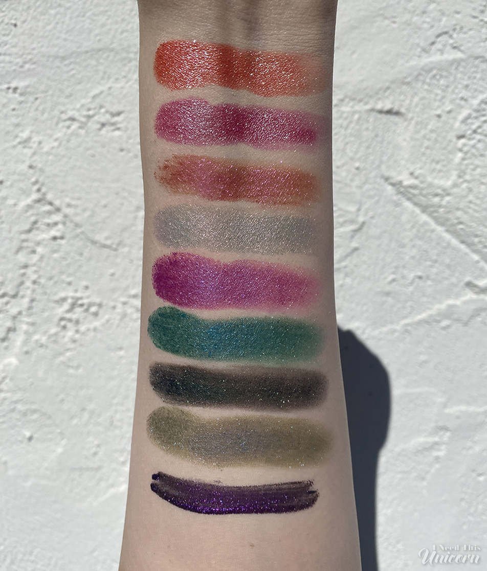 Yva Expressions Magical Guardians Glimmer Palette Swatches Outdoor