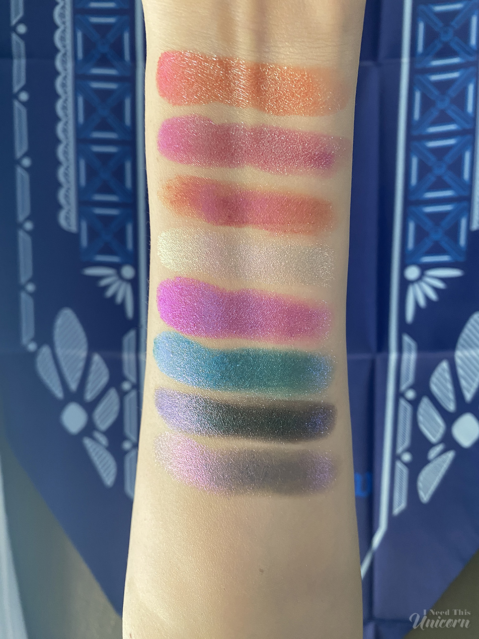 Yva Expressions Magical Guardians Glimmer Palette Swatches