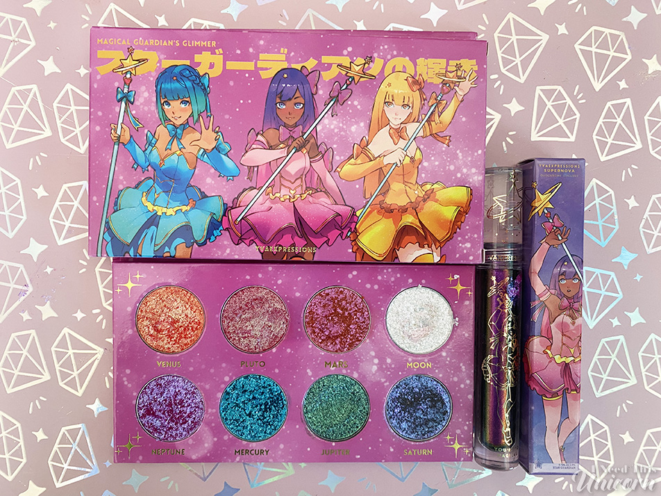 Yva Expressions Magical Guardians Glimmer Palette and Supernova Duochrome Lipgloss
