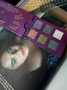 Half Magic Euphoria Eyeshadow Palette pictured with a still of Kat Hernandez