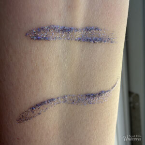 Half Magic Euphoria Glitter Pill glitter liner swatched on arm
