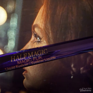 Half Magic Euphoria Magic Filk Eyeliner pen pictured with a still of Lexi Howard in Season 2 of Euphoria