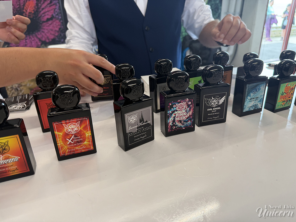 Lorzeno Pazzaglia's lineup for perfumes