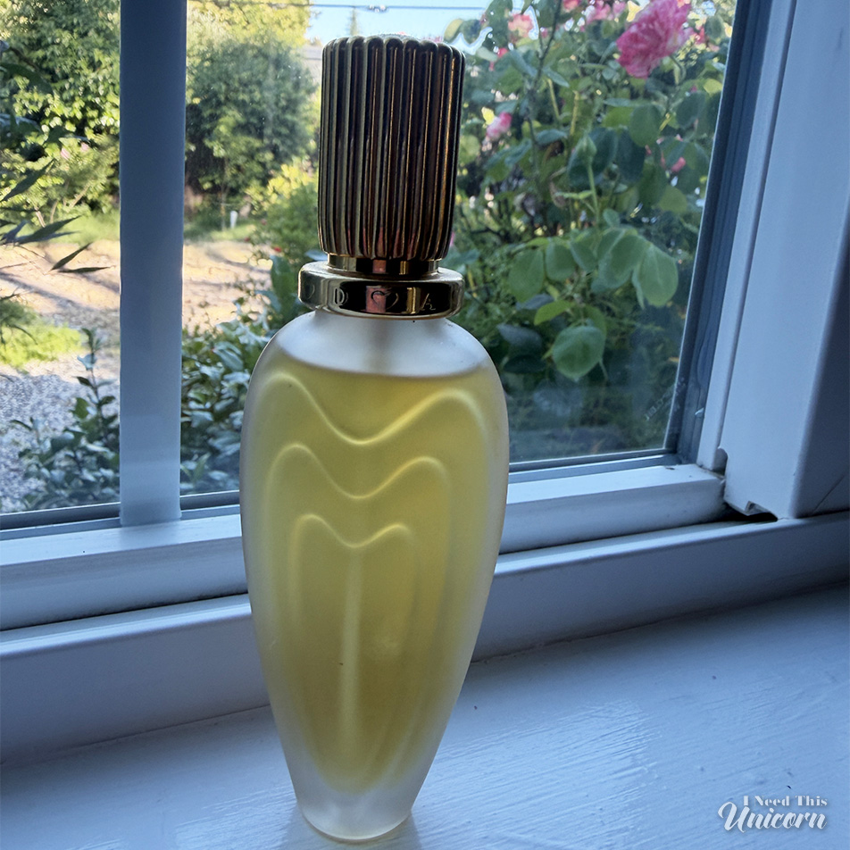 Escada's Tender Light on a window sill