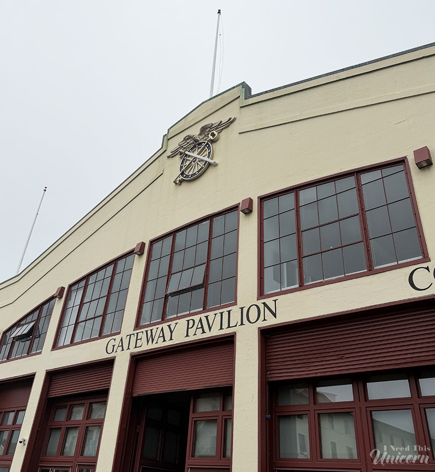 Gateway Pavilion located at Fort Mason, it is the middle pier