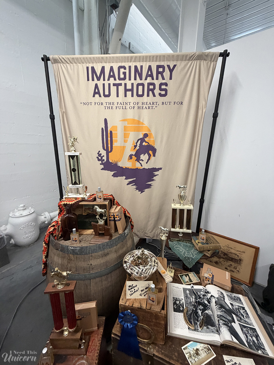Imaginary Authors display for Umtamable