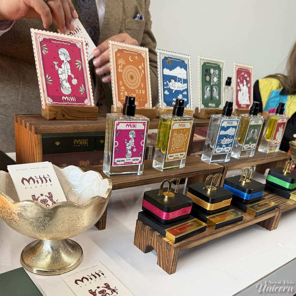 Mitti Parfums display