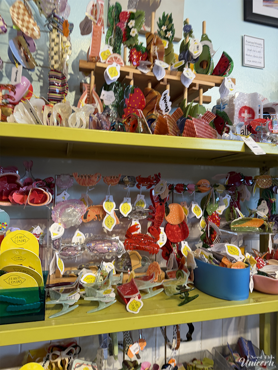 Novelty hair clips by Jenny Lemons at My Favorite on Irving