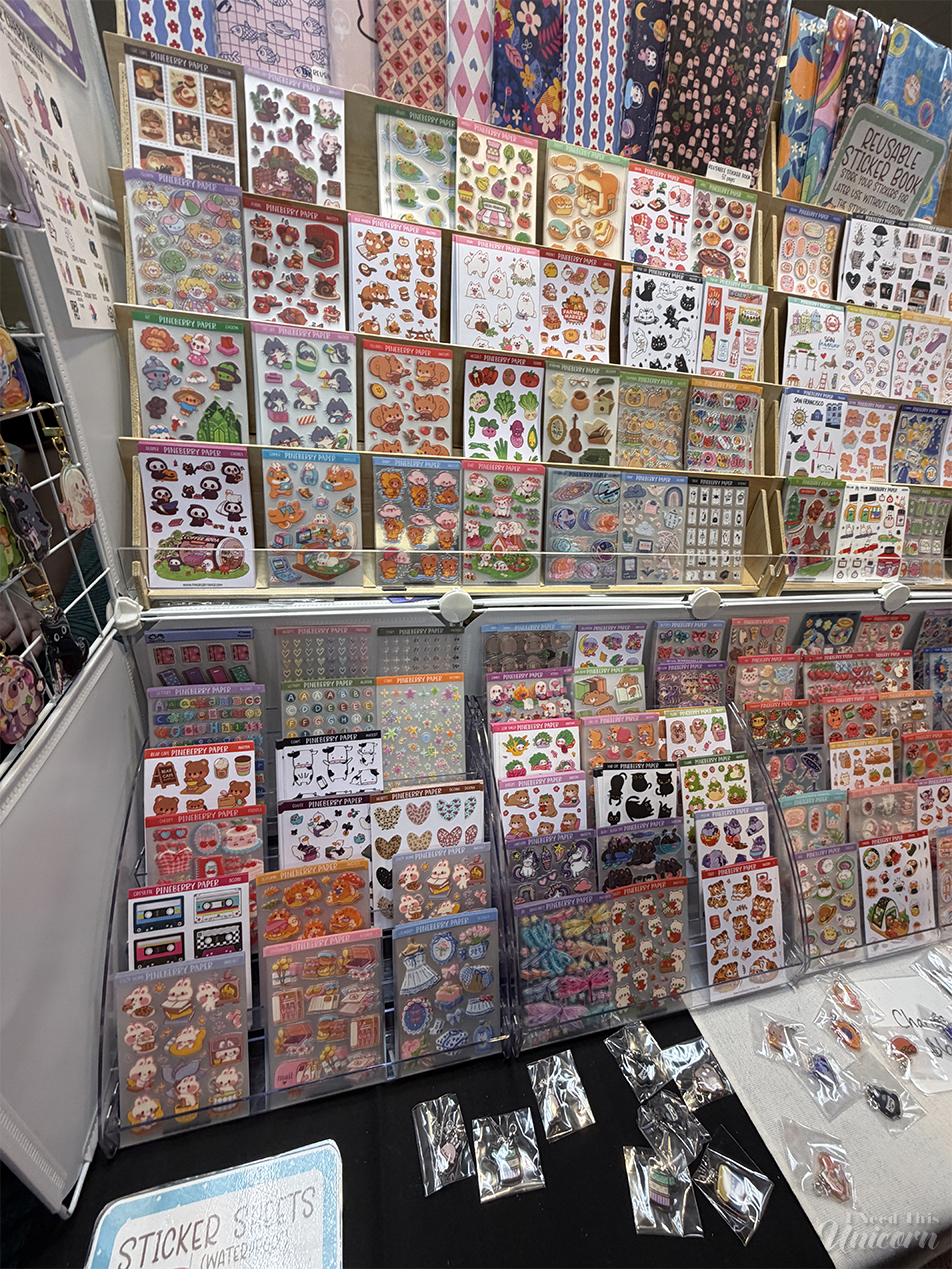 Pineberry Paper display at the SF Pen Show