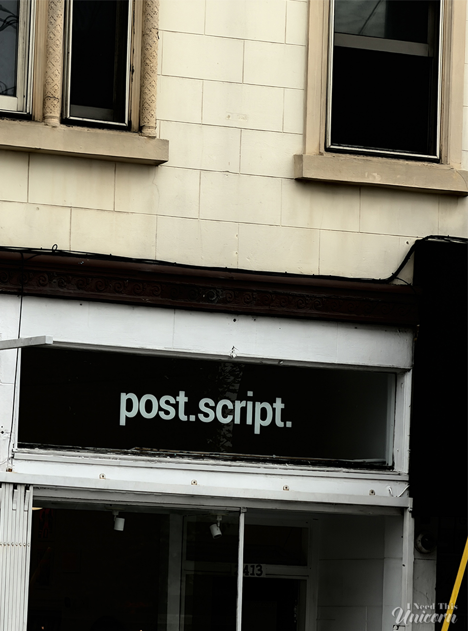 post.script store front