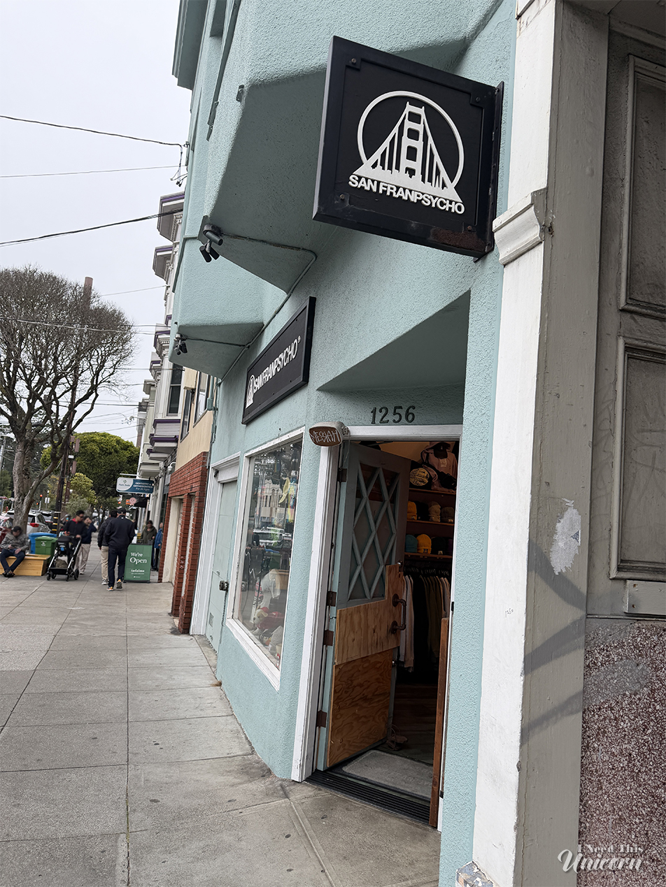 San Franpyscho store on 9th Ave in the Inner Sunset